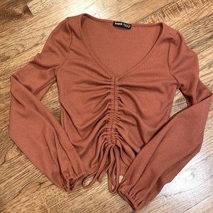 Shein Long Sleeve with Cinch Tie